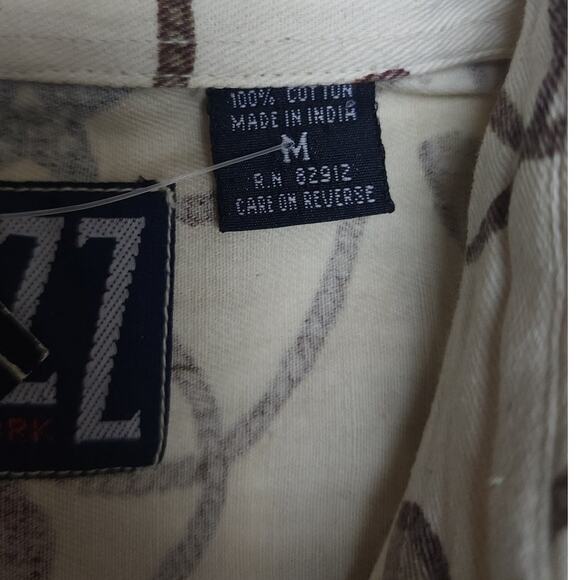 Vintage Western Quizz Sleeveless Top Cowoy Boots Rope Stars Women's Size Medium - Picture 9 of 10